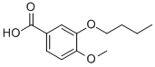 Structure of 3-BUTOXY-4-METHOXYBENZOIC ACID