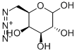 6-叠氮-6-脱氧-D-半乳糖结构式