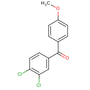 Structure of Methanone, (3,4-dichlorophenyl)(4-methoxyphenyl)-