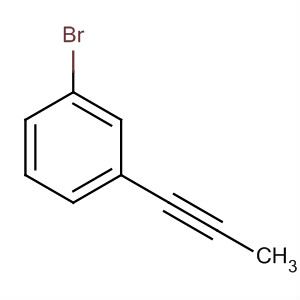 Benzene, 1-bromo-3-(1-propynyl)-结构式