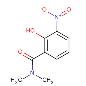 Structure of Benzamide, 2-hydroxy-N,N-dimethyl-3-nitro-