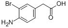 4-Amino-3-bromophenylacetic acid结构式