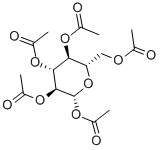 Structure of beta-L-glucose pentaacetate
