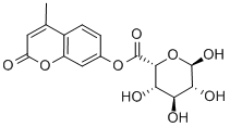 Structure of 4-methyl-2-oxo-2H-1-benzopyran-7-yl alpha-L-ido-pyranosiduronic acid