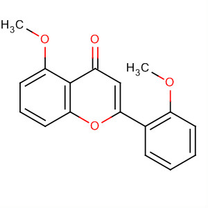 4H-1-Benzopyran-4-one, 5-methoxy-2-(2-methoxyphenyl)-结构式