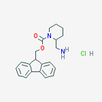 Structure of 2-AMINOMETHYL-1-N-FMOC-PIPERIDINE HYDROCHLORIDE