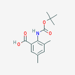 Structure of ANTHRANILIC ACID, N-BOC-3,5-DIMETHYL