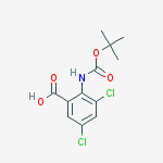 Structure of 2-tert-Butoxycarbonylamino-3,5-dichlorobenzoicacid