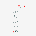 Structure of 3-BIPHENYL-4-FORMYL-ACETIC ACID