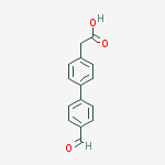 Structure of 4-BIPHENYL-4-FORMYL-ACETIC ACID