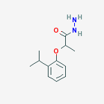 Structure of 2-(2-ISOPROPYLPHENOXY)PROPANOHYDRAZIDE