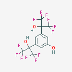 1,3-Bis (hydroxyhexafluoro- 2-propyl)-5-hydroxybenzene结构式