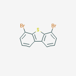 Structure of Dibenzothiophene, 4,6-dibromo-