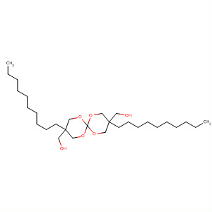 Structure of 1,5,7,11-Tetraoxaspiro[5.5]undecane-3,9-dimethanol, 3,9-didecyl-