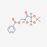 Structure of 5-O-Benzoyl-1,2-O-(1-methylethylidene)pentofuranos-3-ulose