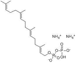 Structure of 3,7,11,15-TETRAMETHYL-2,6,10,14-HEXADECATETRAENYL PYROPHOSPHATE AMMONIUM SALT