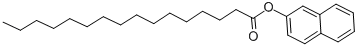 HEXADECANOIC ACID 2-NAPHTHYL ESTER结构式