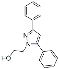 Structure of 2-(3,5-diphenylpyrazol-1-yl)ethanol