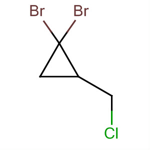 Cyclopropane, 1,1-dibromo-2-(chloromethyl)-结构式