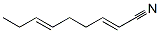 Structure of nona-2-6-dienenitrile