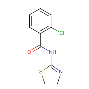 Structure of Benzamide, 2-chloro-N-(4,5-dihydro-2-thiazolyl)-