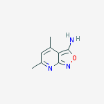 Structure of 3-AMino-4,6-diMethylisoxazolo[3,4-b]pyridine