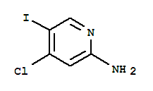 Structure of 2-pyridinamine, 4-chloro-5-iodo-