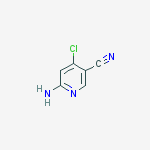 Structure of 3-Pyridinecarbonitrile, 6-amino-4-chloro-