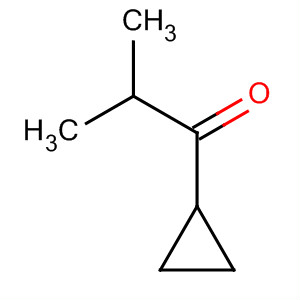Structure of 1-Propanone, 1-cyclopropyl-2-methyl-