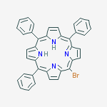 Structure of 5-MONOBROMO-10,15,20-TRIPHENYLPORPHINE