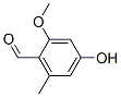4-Hydroxy-2-methoxy-6-methylbenzaldehyde结构式