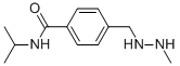 Structure of N-(1-Methylethyl)-4-((2-methylhydrazino)methyl)benzamide
