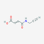 Structure of 3-(N-prop-2-ynylcarbamoyl)prop-2-enoic acid