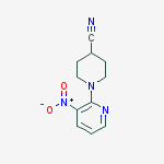 Structure of 2-(4-Cyanopiperidin-1-yl)-3-nitropyridine