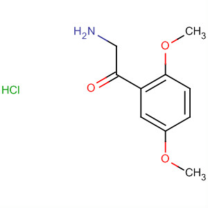Structure of 2-Amino-1-(2,5-dimethoxyphenyl)ethanone hydrochloride