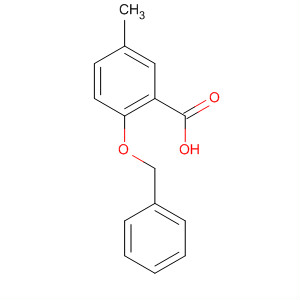 Benzoic acid, 5-methyl-2-(phenylmethoxy)-结构式