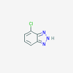 7-CHLORO-1H-1,2,3-BENZOTRIAZOLE结构式