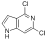 Structure of 4,6-DICHLORO-1H-PYRROLO-[3,2-C]-PYRIDINE