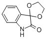 吲哚-2(3H)-酮,3,3-伸乙二氧基-结构式