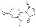Structure of 1H-Pyrrole-2,5-dione, 1-(2,4-diMethoxyphenyl)-