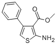 Structure of METHYL 2-AMINO-4-PHENYLTHIOPHENE-3-CARBOXYLATE