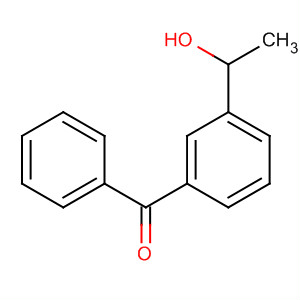 Methanone, [3-(1-hydroxyethyl)phenyl]phenyl-结构式
