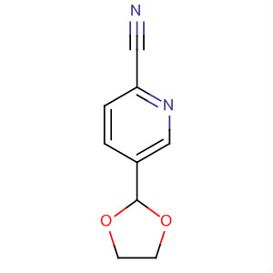 Structure of 2-Pyridinecarbonitrile, 5-(1,3-dioxolan-2-yl)-