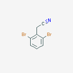 Structure of Benzeneacetonitrile, 2,6-dibromo-