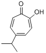 2-Hydroxy-5-(1-methylethyl)-2,4,6-cycloheptatrien-1-one结构式