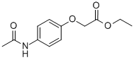 Structure of 4-(ACETYLAMINO)PHENOXYACETIC ACID ETHYL ESTER