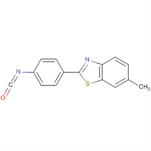 Structure of 4-(6-METHYL-2-BENZOTHIAZOLYL)PHENYL ISOCYANATE
