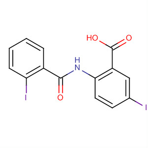 Structure of Benzoic acid, 5-iodo-2-[(2-iodobenzoyl)amino]-