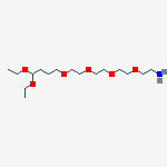 16-ETHOXY-3,6,9,12,17-PENTAOXANONADEC-1-YLAMINE结构式