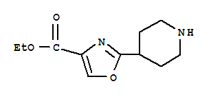 Structure of ETHYL 2-(4-PIPERIDINO)-1,3-OXAZOLE-4-CARBOXYLATE